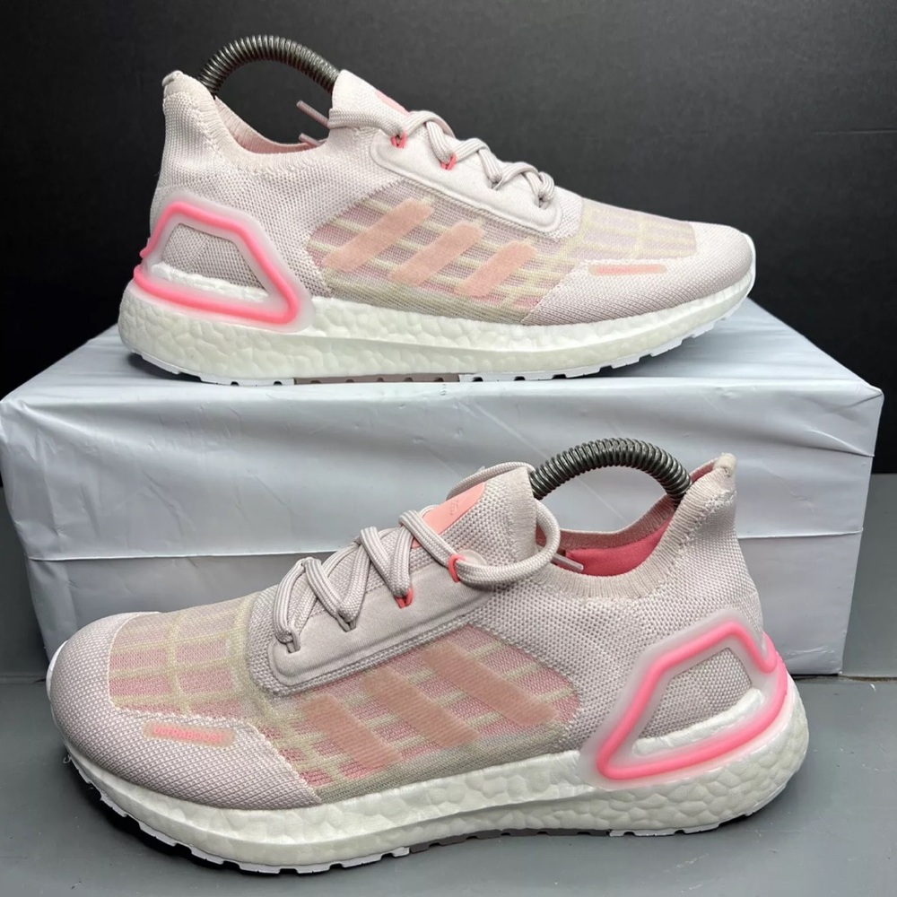 Adidas Ultraboost Summer Ready Echo Pink/Lt. Flash Red/White Sz 7M New W/Tag